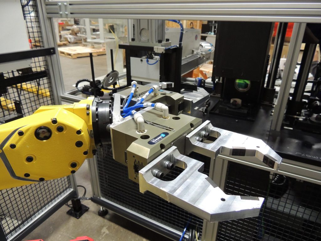 Metrology system in industrial automation equipment